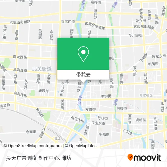 昊天广告·雕刻制作中心地图
