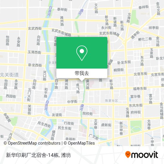新华印刷厂北宿舍-14栋地图