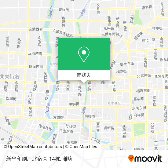 新华印刷厂北宿舍-14栋地图