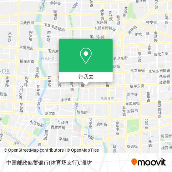 中国邮政储蓄银行(体育场支行)地图