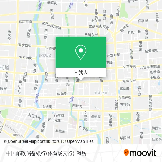 中国邮政储蓄银行(体育场支行)地图