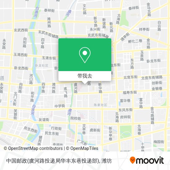 中国邮政(虞河路投递局华丰东巷投递部)地图
