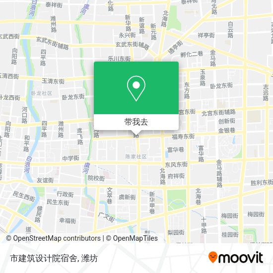 市建筑设计院宿舍地图