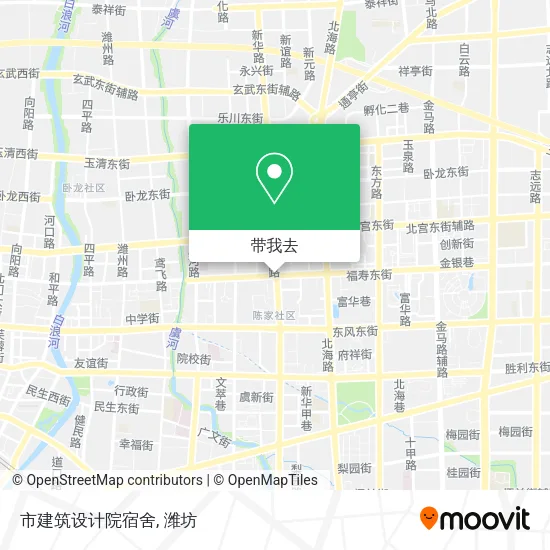 市建筑设计院宿舍地图