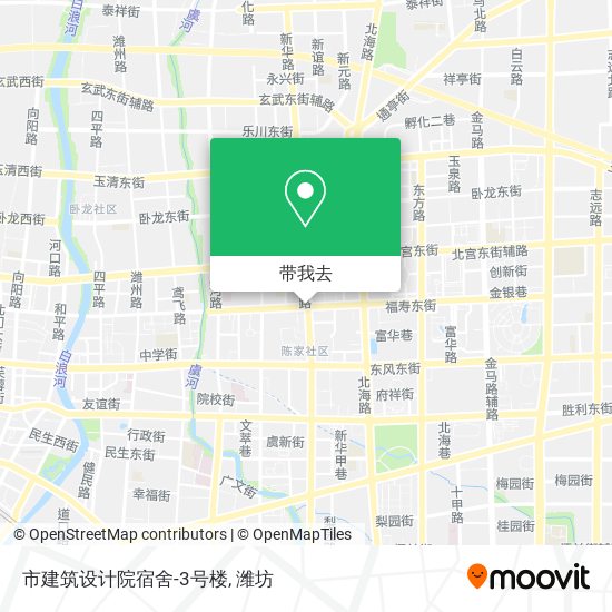 市建筑设计院宿舍-3号楼地图