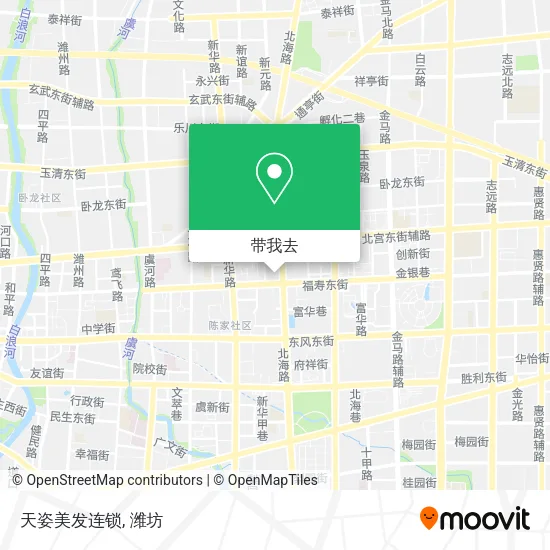 天姿美发连锁地图