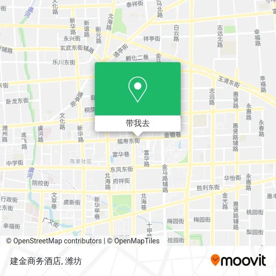 建金商务酒店地图