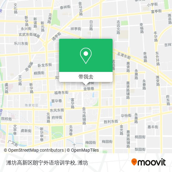 潍坊高新区朗宁外语培训学校地图