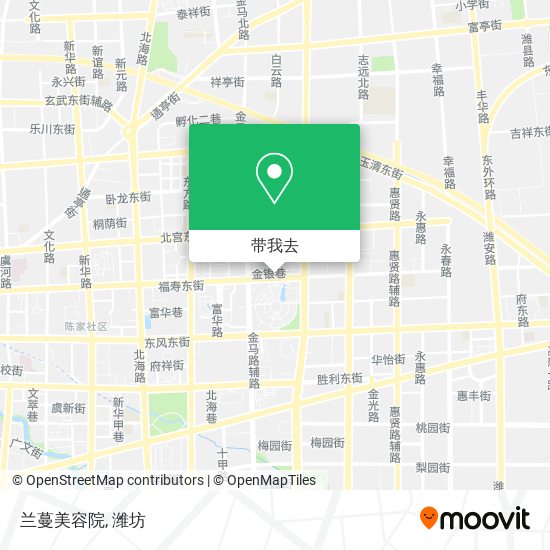 兰蔓美容院地图