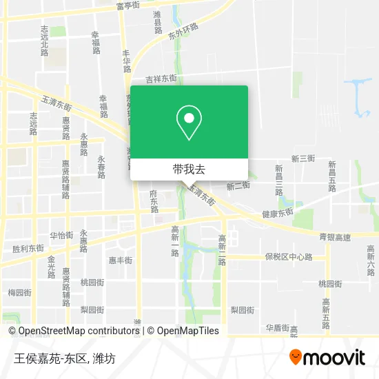 王侯嘉苑-东区地图