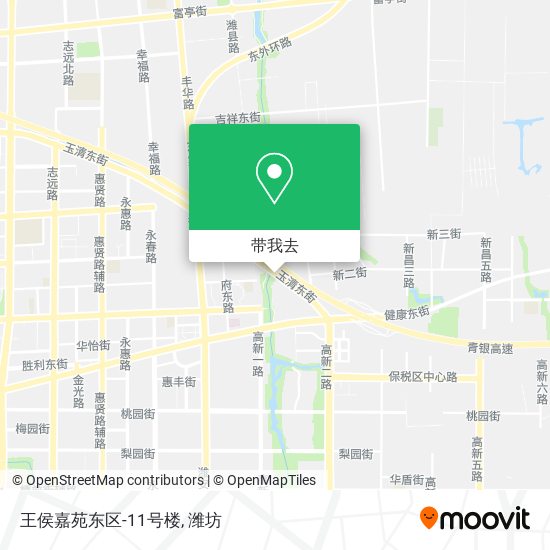 王侯嘉苑东区-11号楼地图