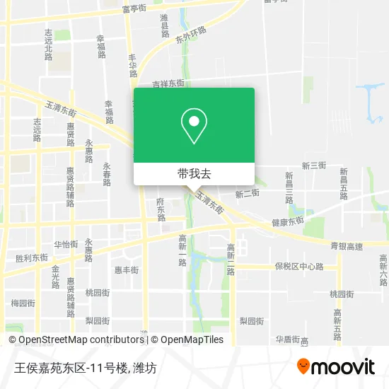 王侯嘉苑东区-11号楼地图