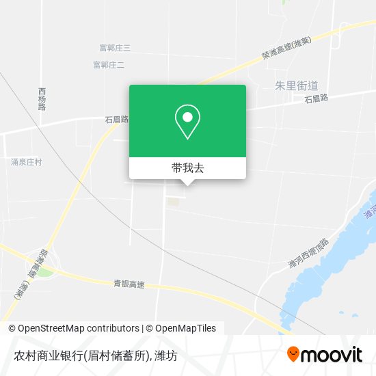 农村商业银行(眉村储蓄所)地图