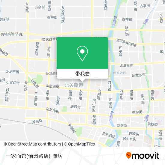 一家面馆(怡园路店)地图