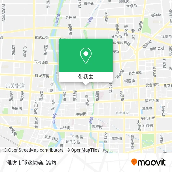 潍坊市球迷协会地图