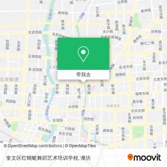 奎文区红蜻蜓舞蹈艺术培训学校地图