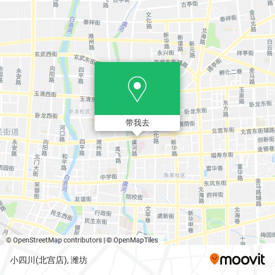 小四川(北宫店)地图