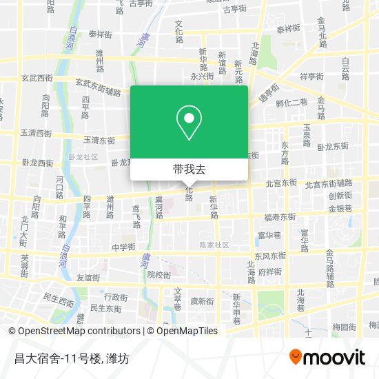昌大宿舍-11号楼地图