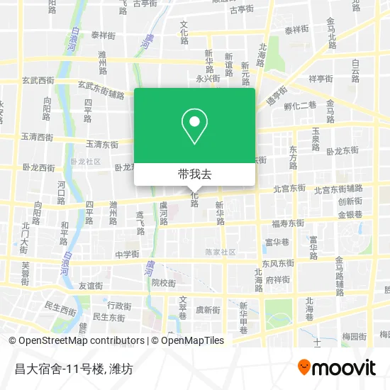 昌大宿舍-11号楼地图