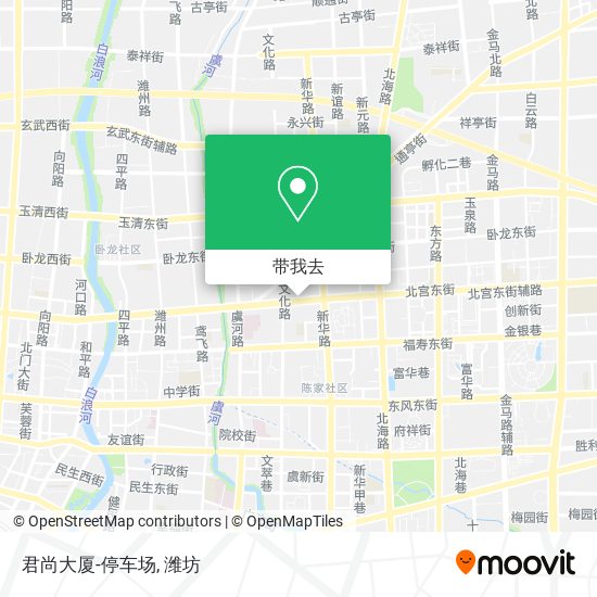 君尚大厦-停车场地图
