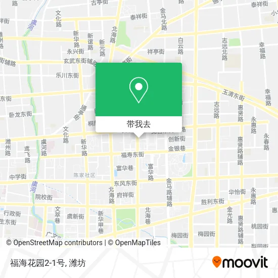 福海花园2-1号地图