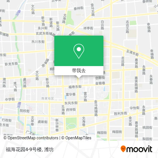 福海花园4-9号楼地图