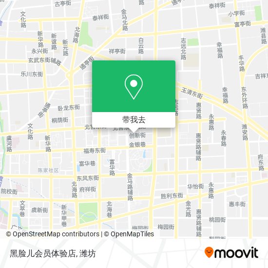 黑脸儿会员体验店地图