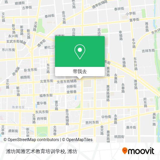 潍坊闻雅艺术教育培训学校地图
