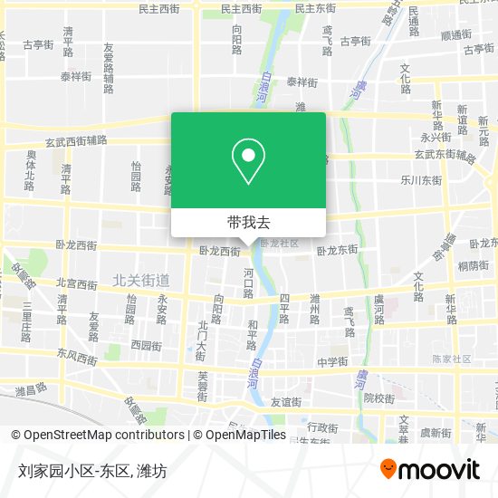 刘家园小区-东区地图