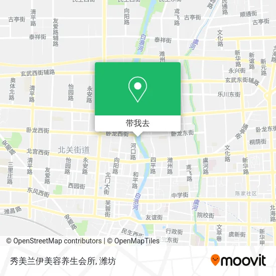 秀美兰伊美容养生会所地图