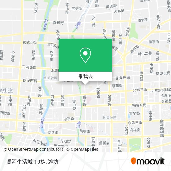 虞河生活城-10栋地图