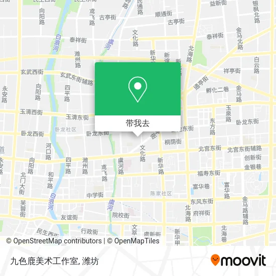 九色鹿美术工作室地图