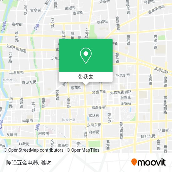 隆强五金电器地图
