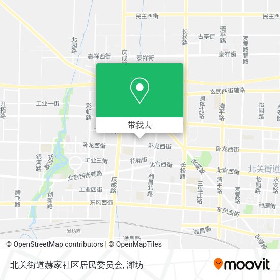 北关街道赫家社区居民委员会地图