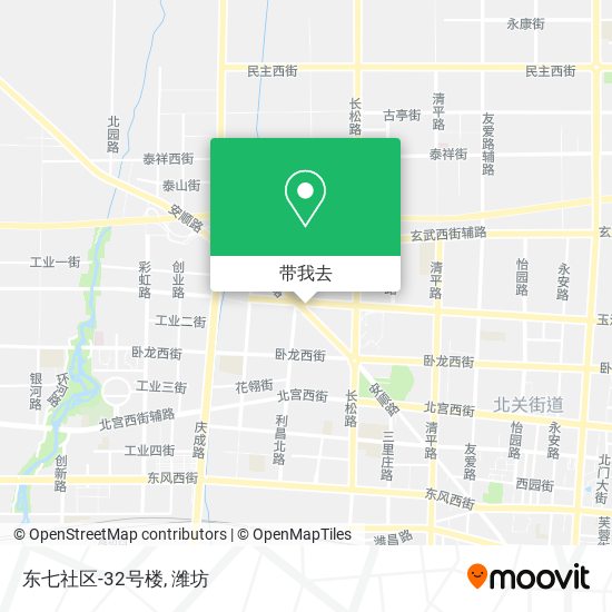 东七社区-32号楼地图