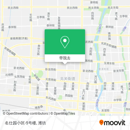 名仕园小区-5号楼地图