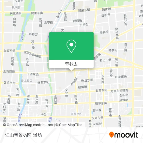 江山帝景-A区地图
