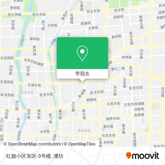 红旗小区东区-3号楼地图