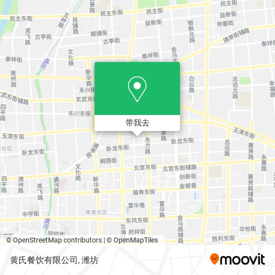 黄氏餐饮有限公司地图