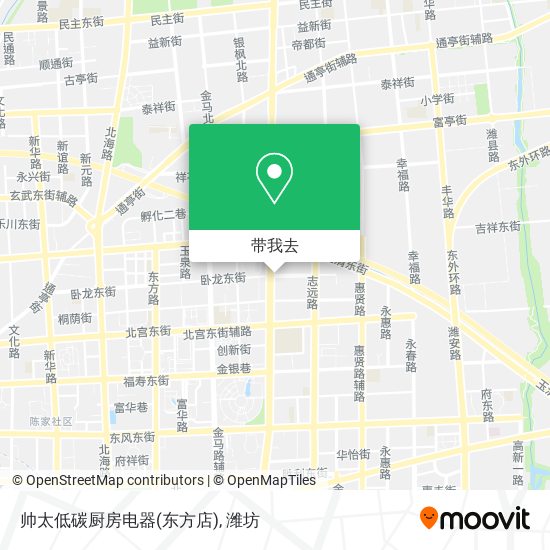 帅太低碳厨房电器(东方店)地图