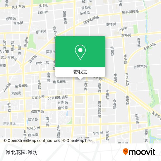 潍北花园地图