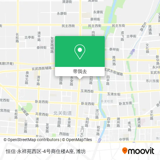 恒信·永祥苑西区-4号商住楼A座地图