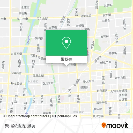 聚福家酒店地图