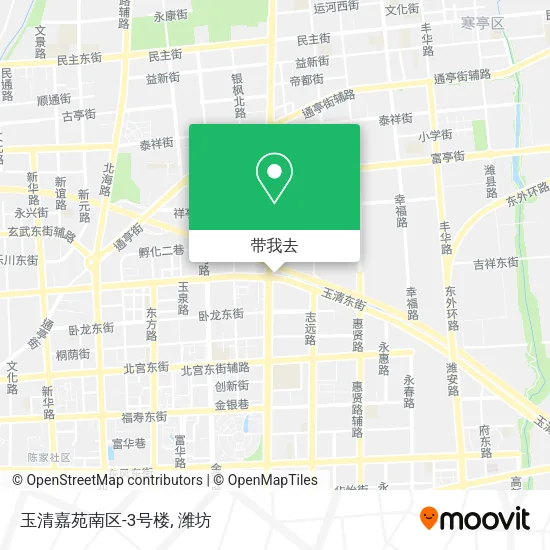 玉清嘉苑南区-3号楼地图