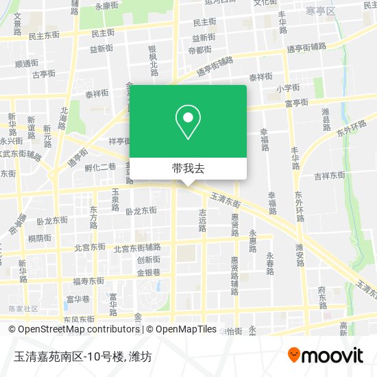 玉清嘉苑南区-10号楼地图