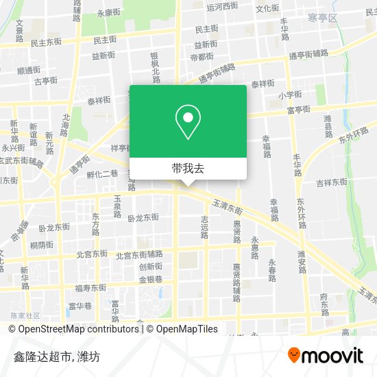鑫隆达超市地图