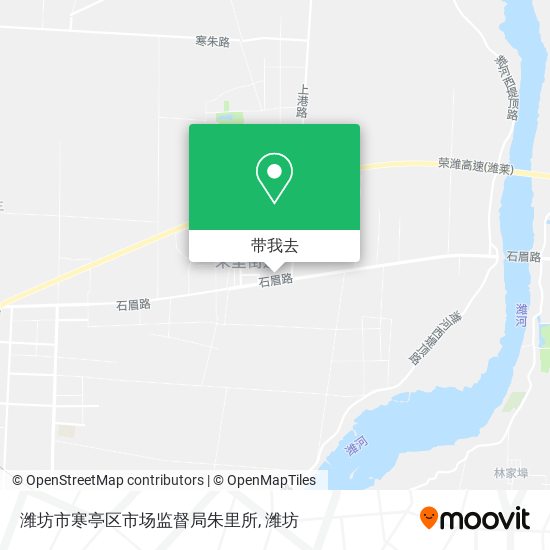 潍坊市寒亭区市场监督局朱里所地图