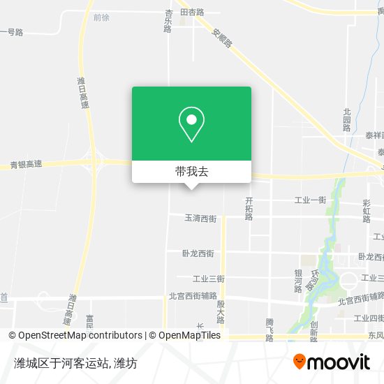 潍城区于河客运站地图