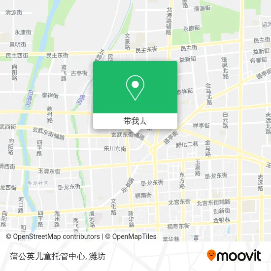 蒲公英儿童托管中心地图