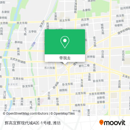 辉高宜辉现代城A区-1号楼地图
